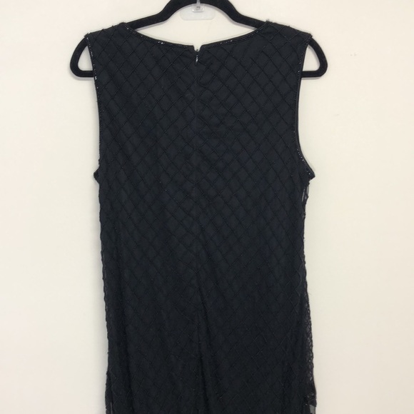 Ralph Lauren Black Label Beaded Sleeveless Cocktail Dress Black Size 6 - Picture 9 of 13